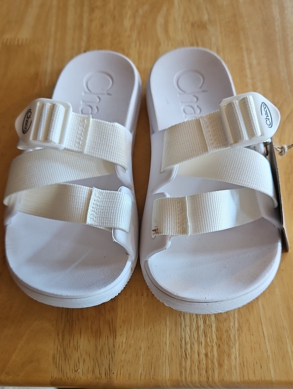 Chaco Chillos White Slides